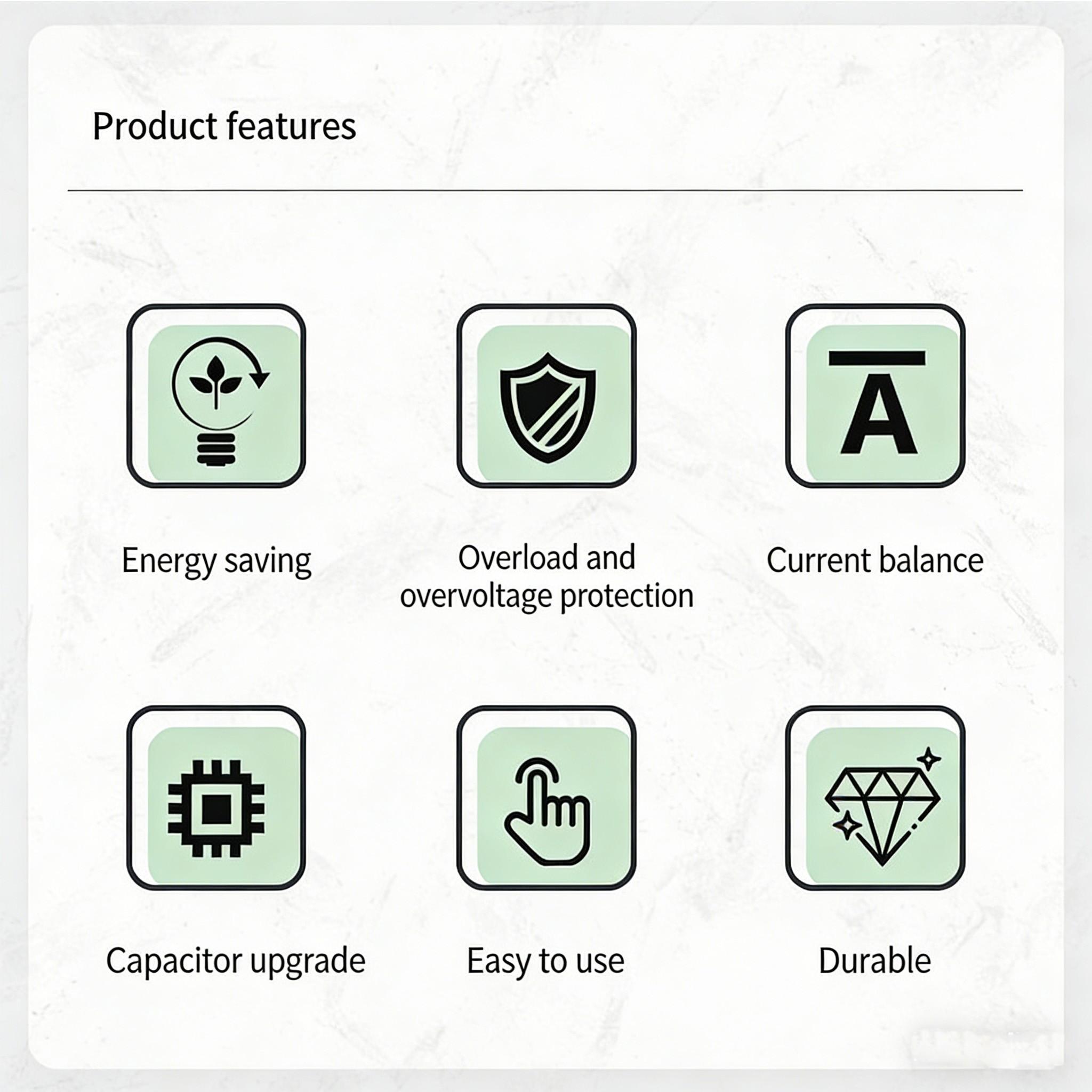 Energy Saver Box with Us Plug, 2026 Updated Design, Compatible with 90-250v Input Range