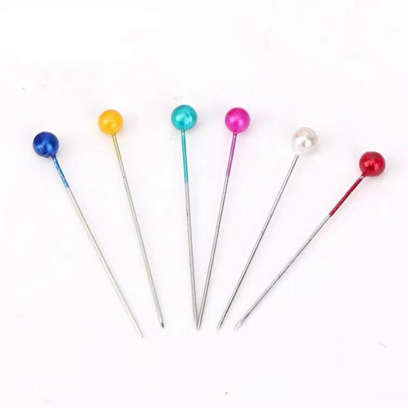 120pcs Colorful Stitch Markers, DIY Sewing Supplies, Large Head Pins for Garment Drafting, Essential Tool for Sewing Enthusiasts