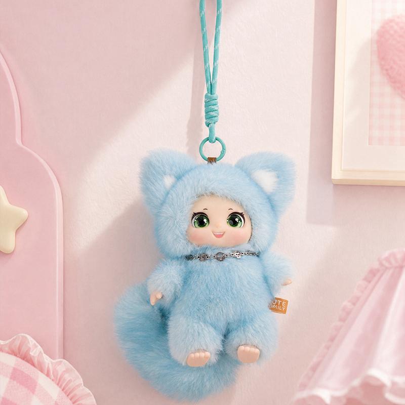 Cute Fox Plush Doll Series, Adorable Vinyl Plush Gift for Fans and Collectors, Fun Collection Item for Kids and Adults