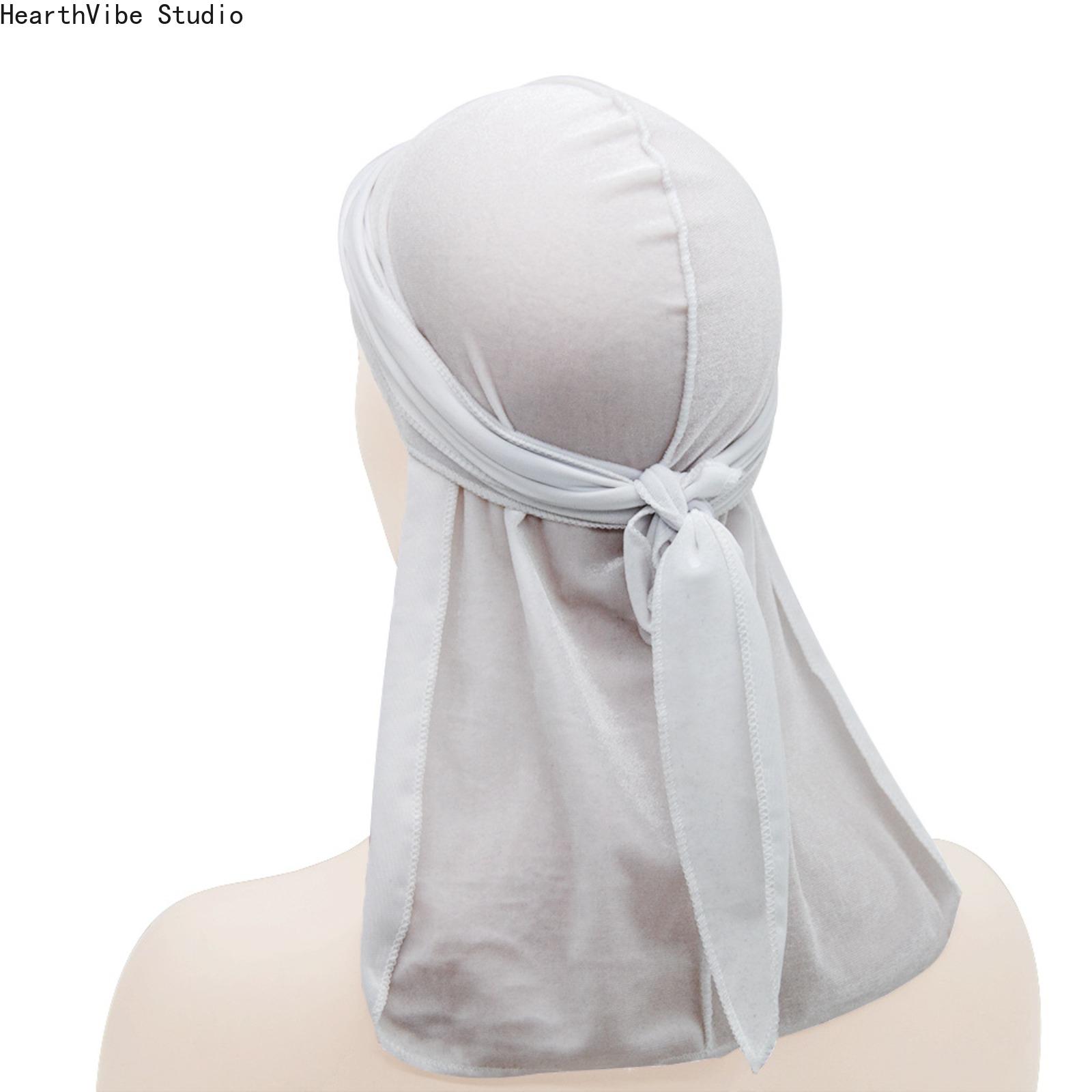 Premium Velvet Durag with Silk Satin Lining, Oversized 360 Wave Cap, 40-in Extra Long Tails, Adjustable Headwear, Hip Hop Wave Locking Unisex Streetwear Accessory for Men, Compression Headwear Premium Velvet Durag with Silk Satin Lining, Oversized 360 Wave Cap, 40-in Extra Long Tails, Adjustable Headwear, Hip Hop Wave Locking Unisex Streetwear Accessory for Men, Compression Headwear
