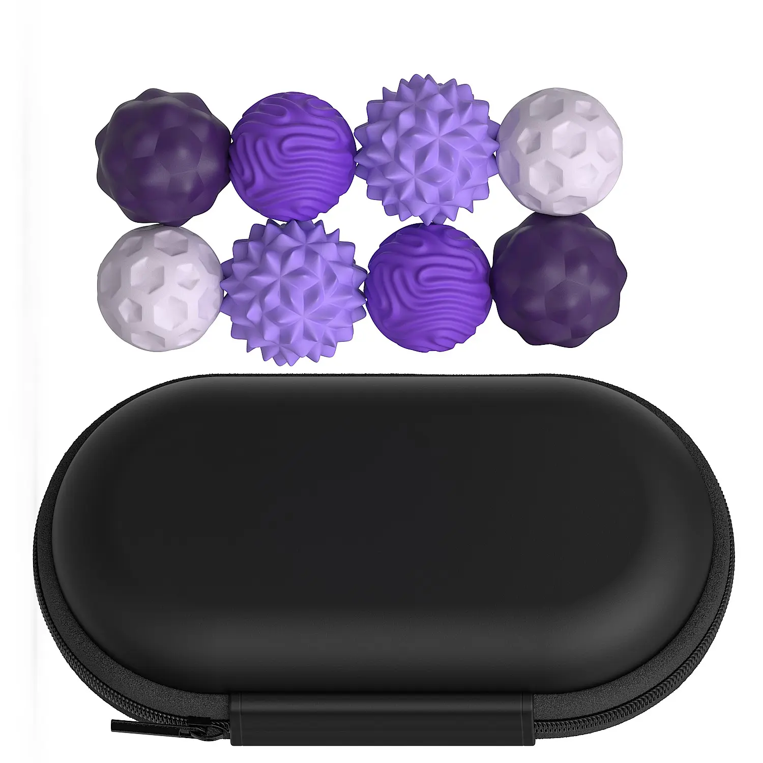 Silicone Magnetic Fidget Ball Set, 8pcs/set Fidget Relaxation Toys with Elastic Texture & Assorted Colors, Stress Relief Toys for Adults & Teens, Sensory Bundle, Stress Relief Fidgeting, Stress Relief Gadgets, Stress Relief Tools, Sensory Stress Reliever