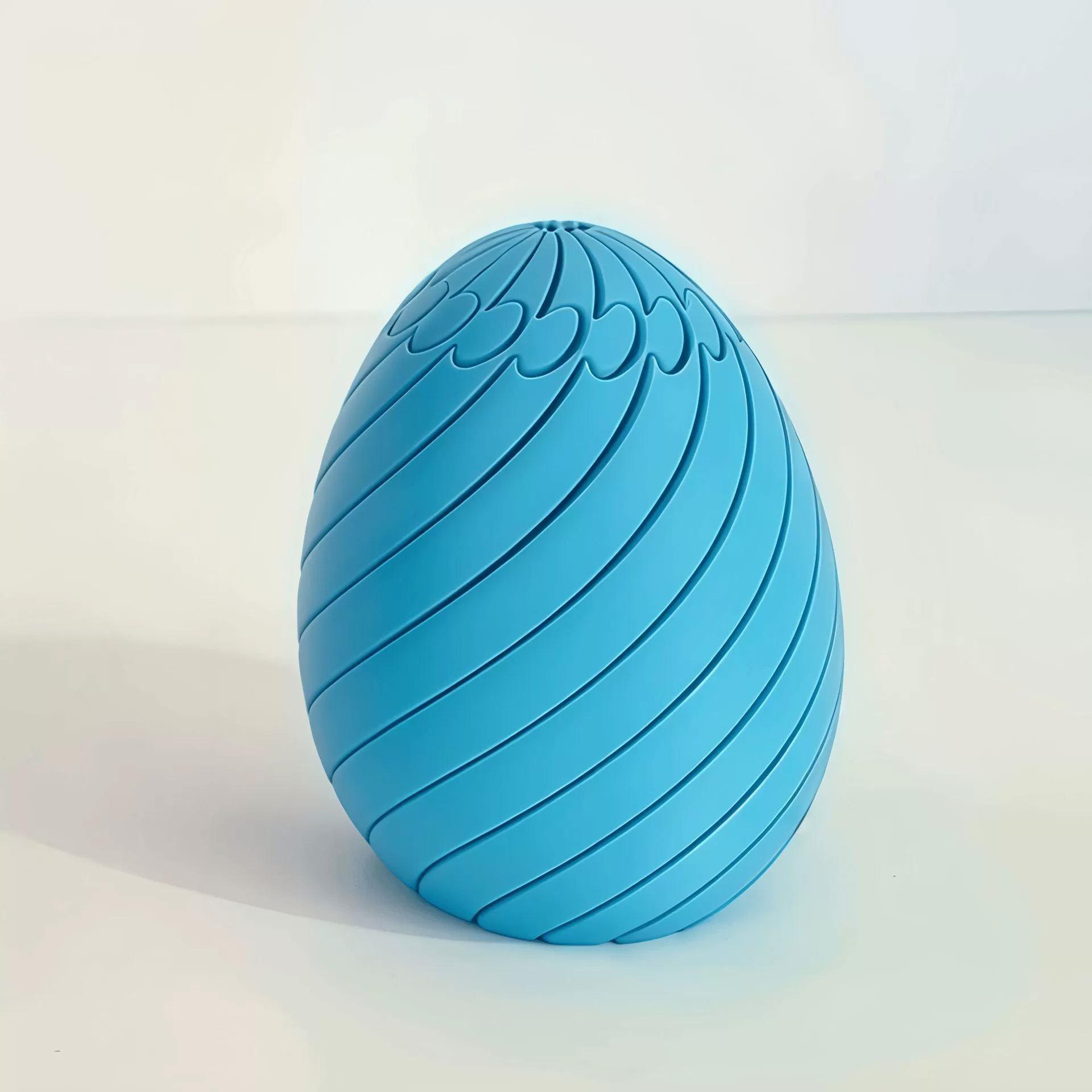3D Printed Gear Ball Spin Ball Stress Relief Toy, Easter Egg Relaxation Gift for Kids & Adults, Perfect Easter Present