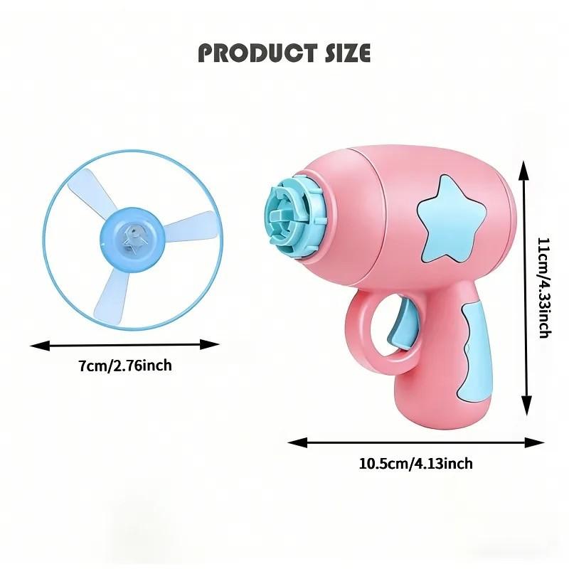 9Pcs Cat Fetch Toy Set Launcher Gun, Flying Disc Toy, Cat Track Toy for Cat Training Hunting Chasing Interactive Cat Toys for Bored Indoor, Cute Kitten Kitty Toys, Flying Propellers For Dog and Puppy Toy Pet Supplies, Cat Stuff Outdoorfun, Dog Stuff