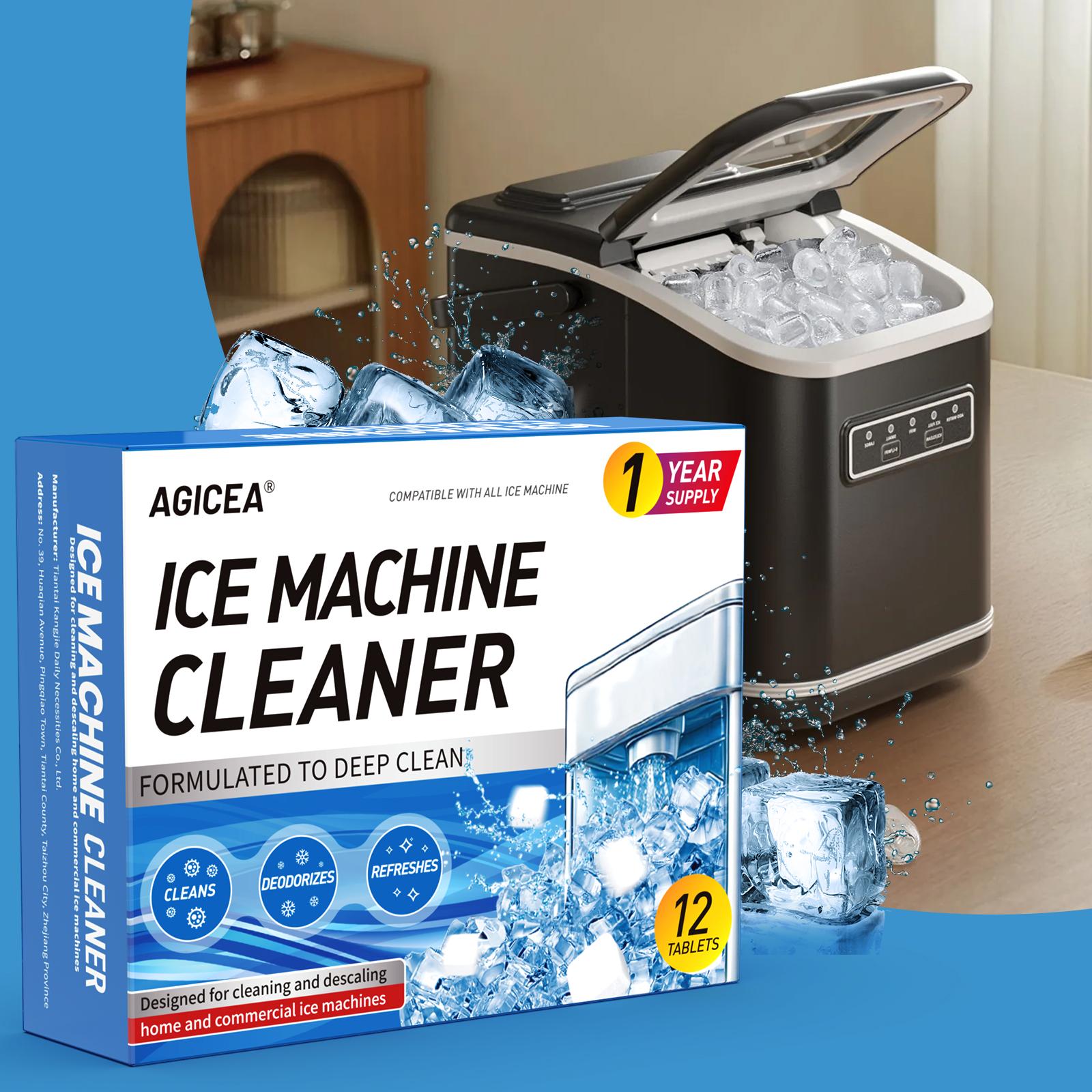 Newly packaged AGICEA 12-piece ice maker cleaner descaling agent, upgraded formula, suitable for household ice maker cleaner, ice machine cleaner,summerwins Newly packaged AGICEA 12-piece ice maker cleaner descaling agent, upgraded formula, suitable for household ice maker cleaner, ice machine cleaner,summerwins
