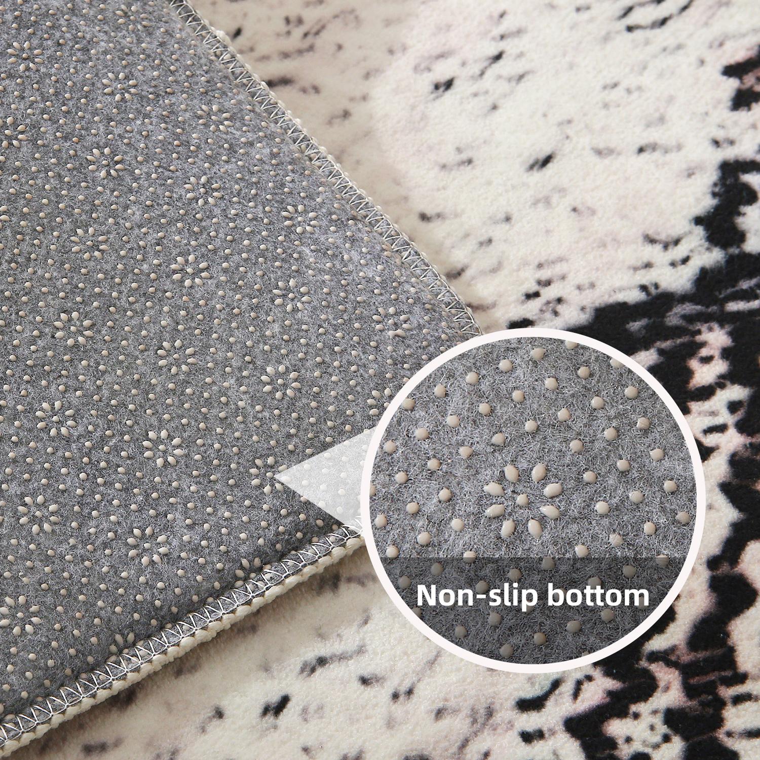 Soft Comfortable Carpet with Modern Simple Design, Ideal Modern Abstract Rug for Bedroom, Kitchen, Living Room, Dressing Room and Bedside Indoor Use, Home Decor Rug, Holiday Gift