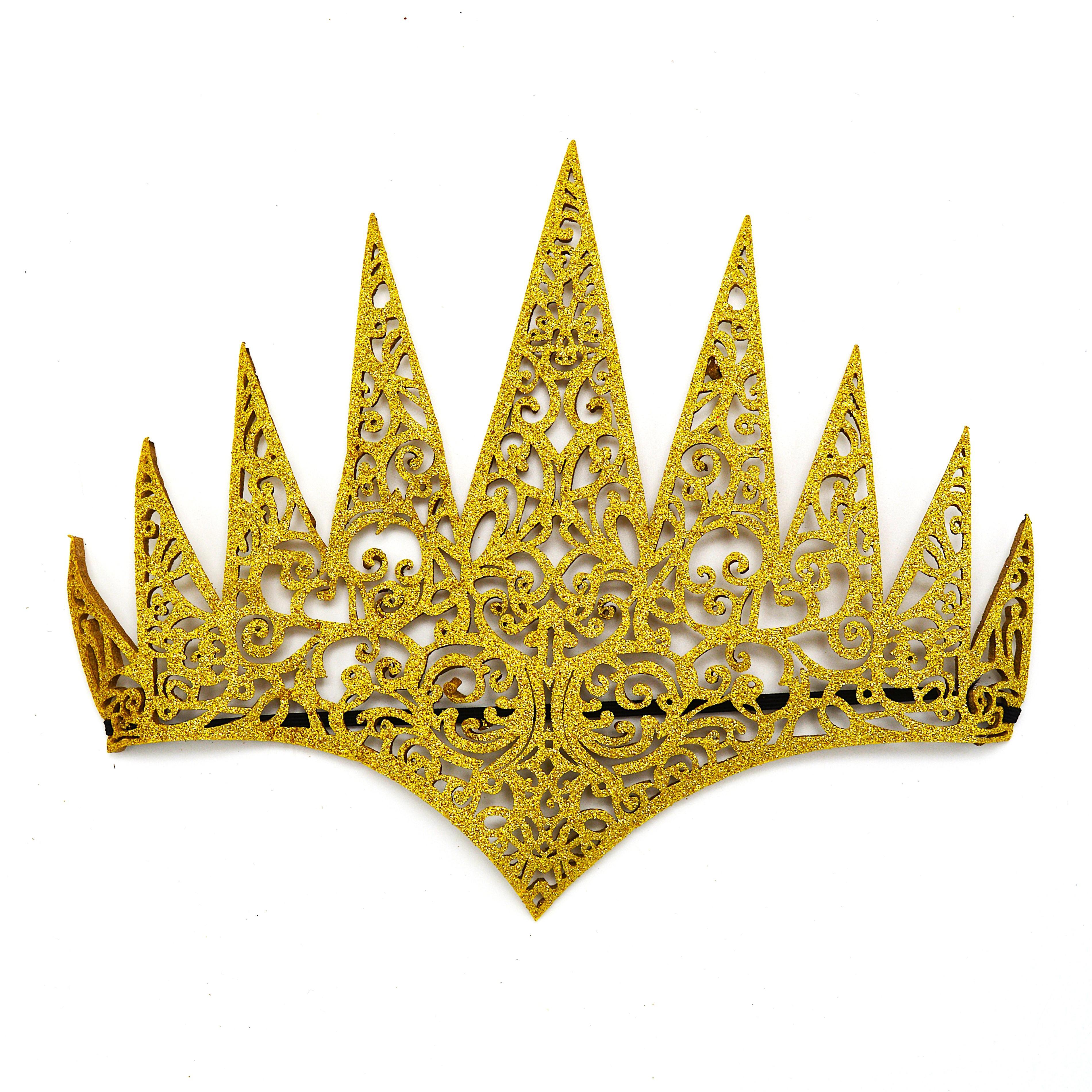 1 Piece of Vintage Crown Headpiece, Silver, Gold, Black, Suitable for Stage Parties, Cosplay Costume Props, Halloween Costumes, Party Headwear