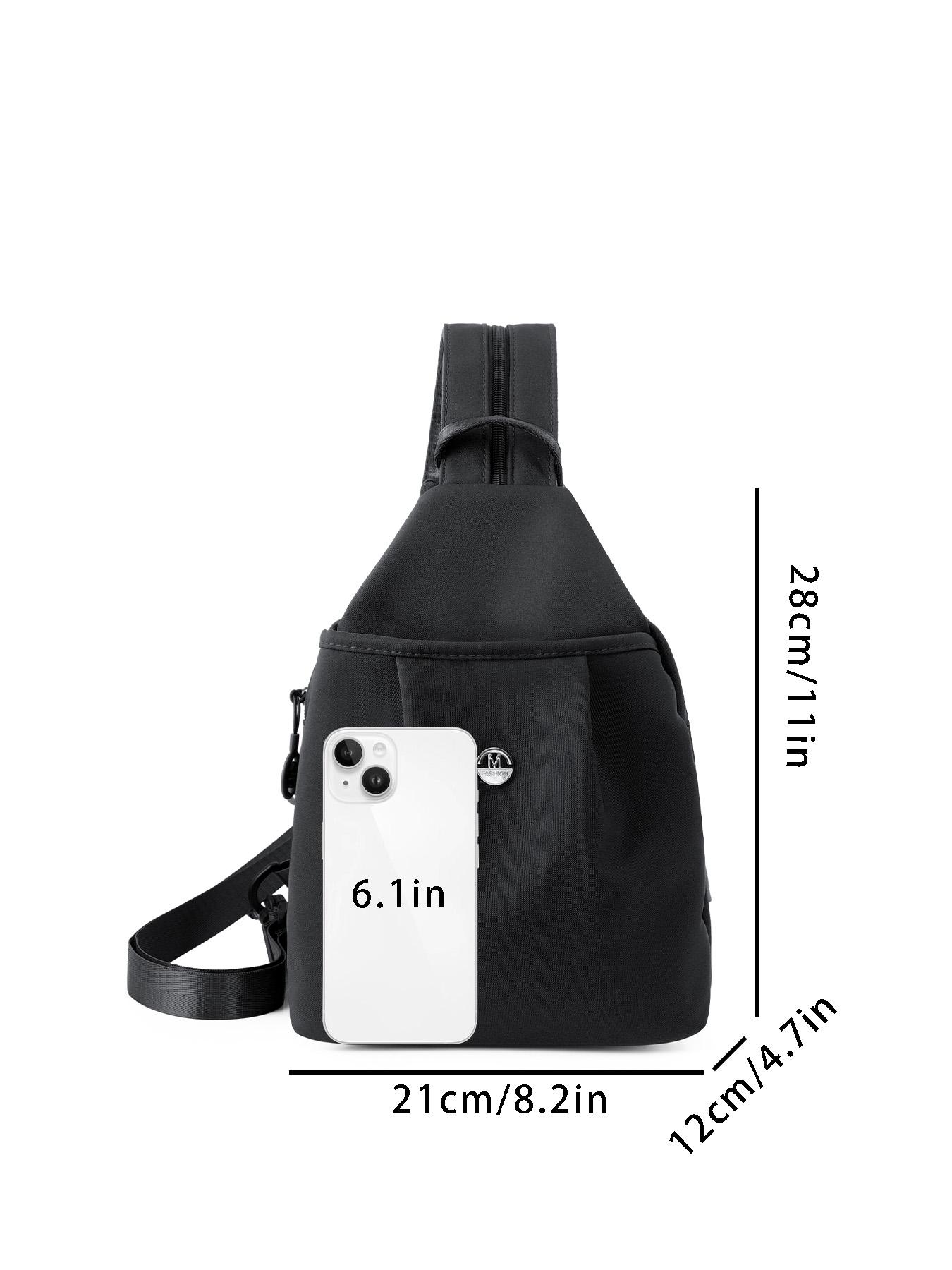 Women's Fashionable Solid Color Backpack, Casual Versatile Backpack for Work, School, Daily Commuting, Street Travel, Shopping, Multi-pocket Practical Backpack