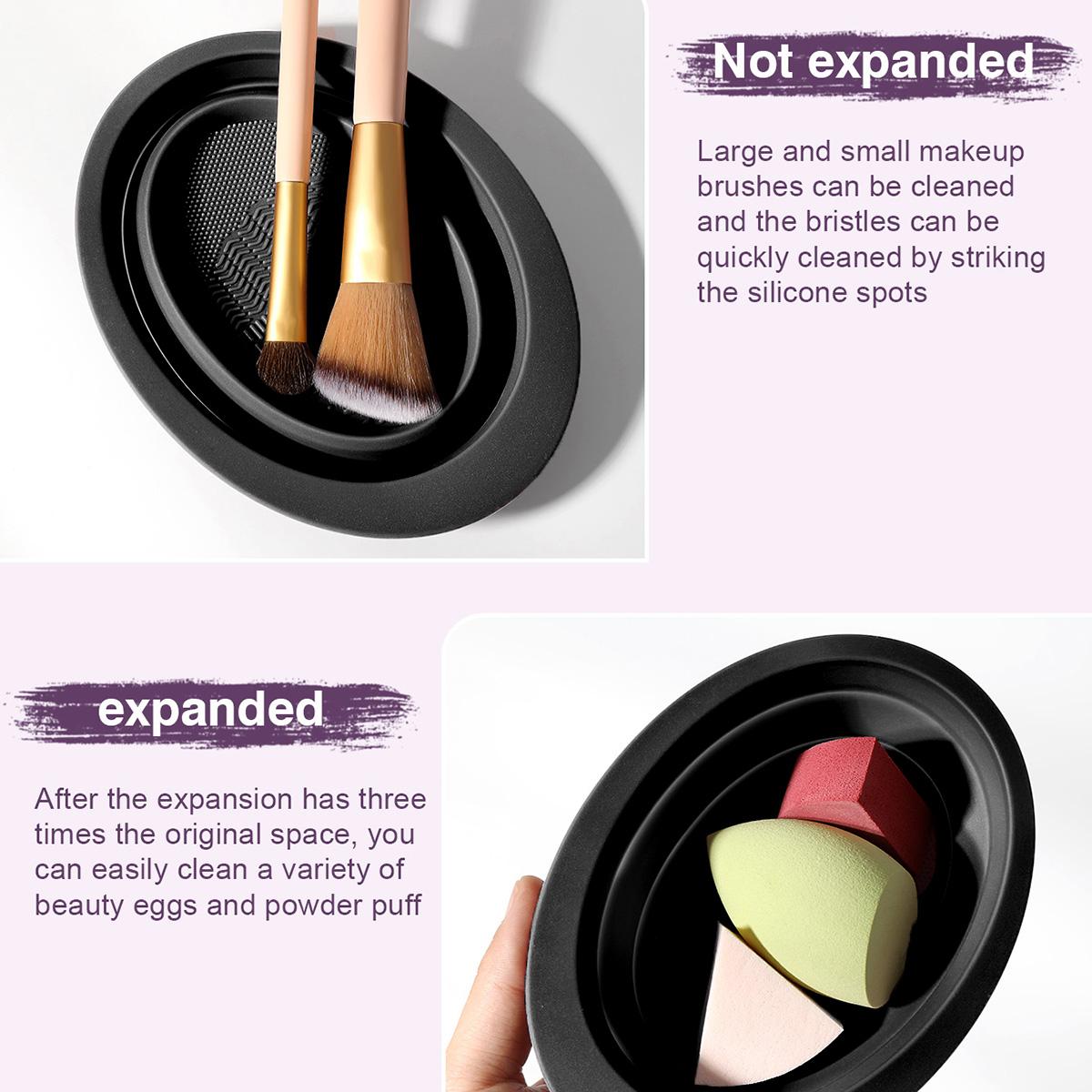 Professional Makeup Brush Set with Bag, Includes Brushes, Sponges, Hair Bands, Travel and Daily Use, Plastic Frame, No Battery, Cosmetic Brushes