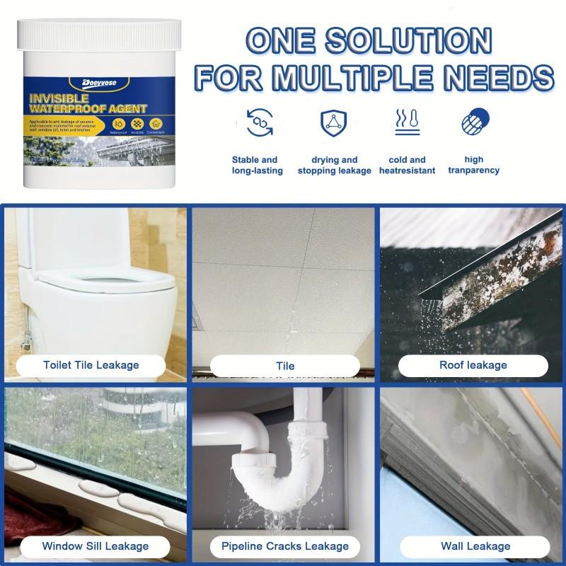 Multi-Functional Heavy-Duty Waterproof Sealant, 500g/300g/100g, Home Leak Prevention Coating, for Floors, Sinks, Pipes, Roofs, Walls
