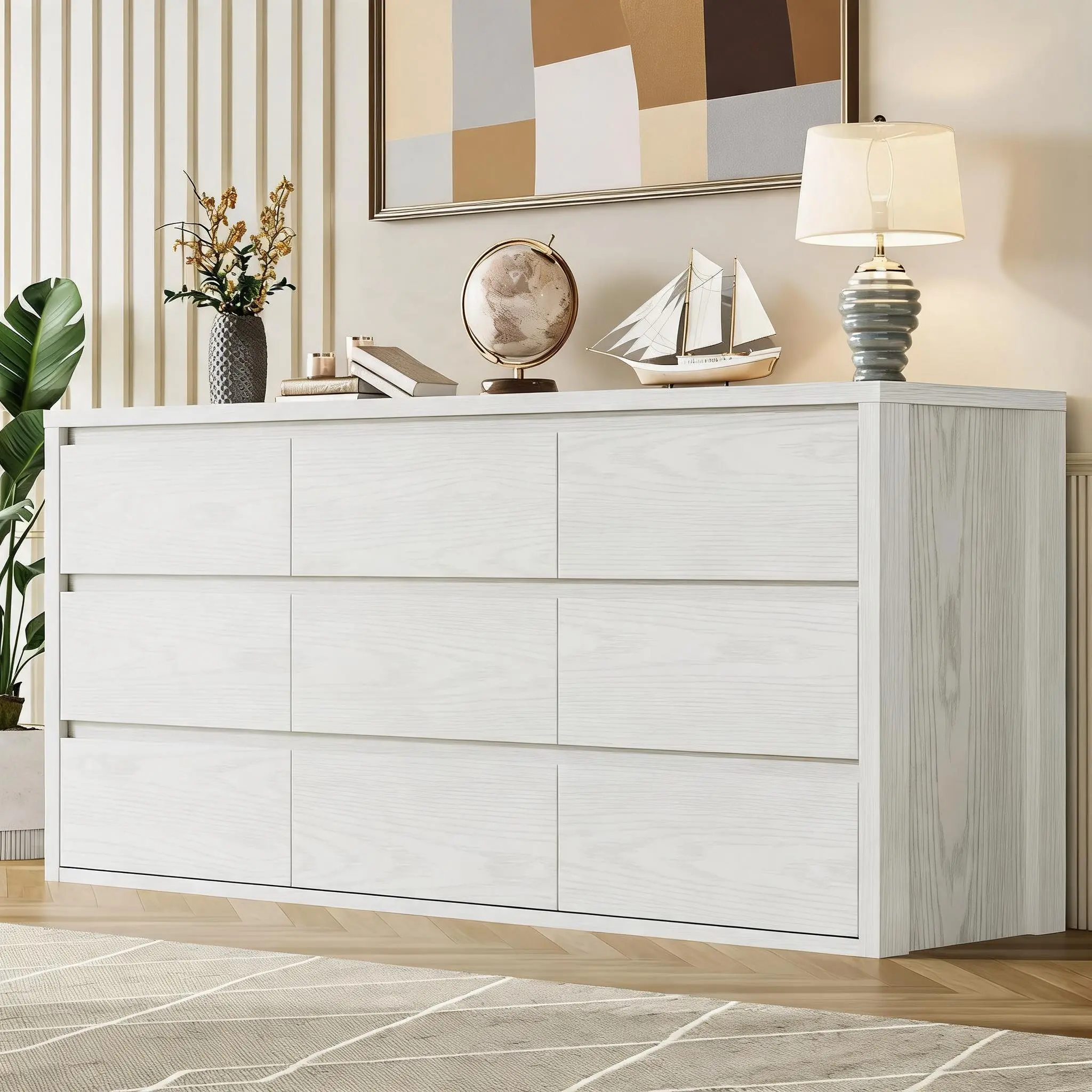 Wide Modern Chest of Drawers