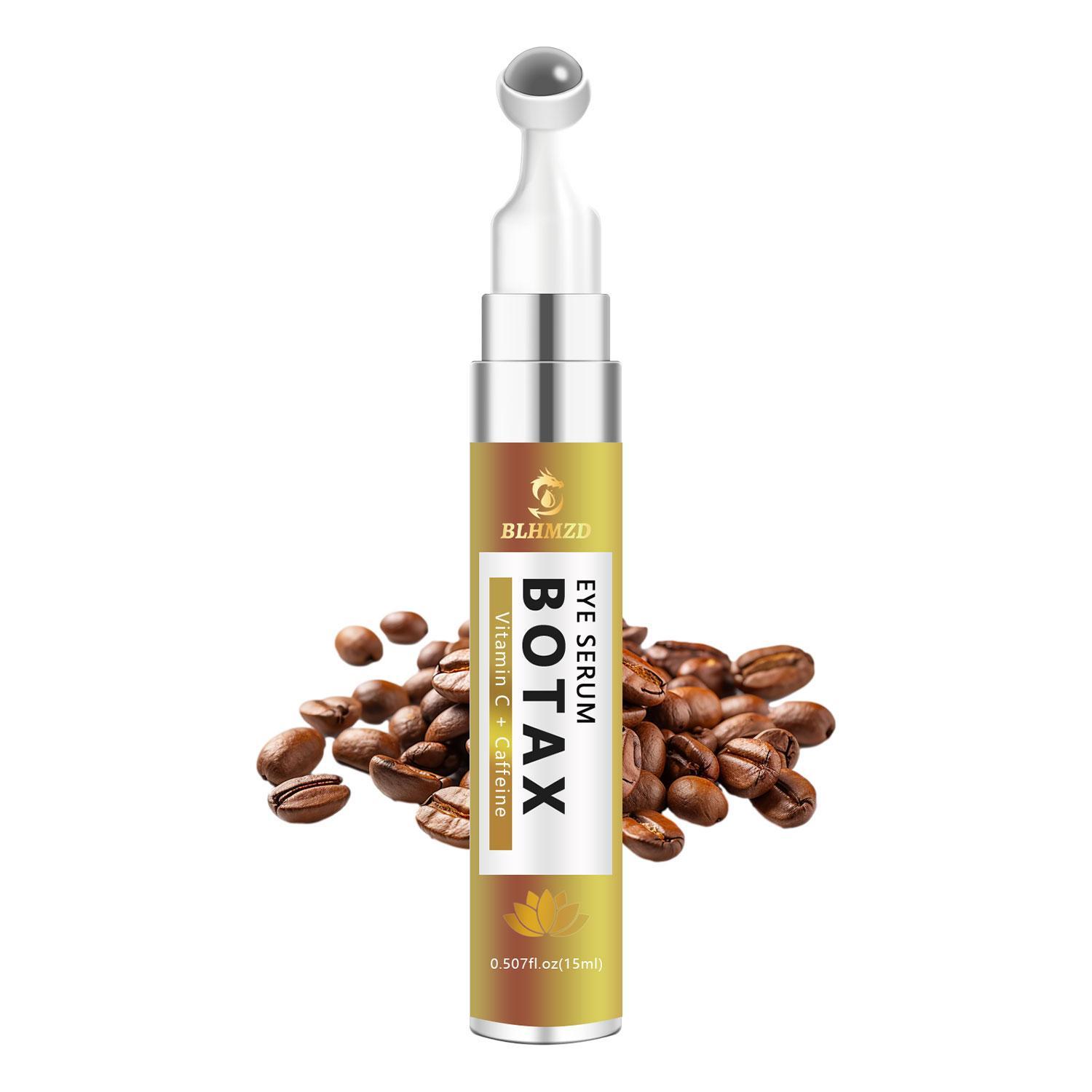 Botax Essence 2pcs, 1% Hyaluronic Acid + Caffeine Extract, Suitable for Eye Corners and Skin, Tightening Non-Dry, Eye Bag Remover, Summer Unisex, 15ML X 2