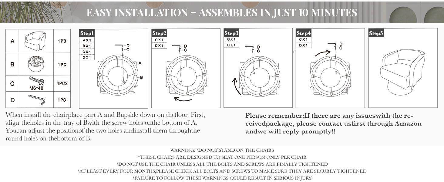 Swivel Barrel Accent Chair,Oversized Teddy Upholstered Round Swivel Chair,Modern Luxury 360 Degree Living Room Vanity Chair for Bedroom Office,Black