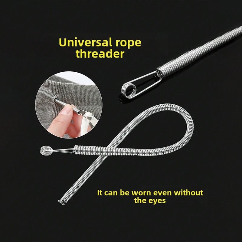 Effortless Threading Tool, Suitable For Various Needle And Thread Activities, Family Sewing Tool, Cord Garter, Flexible Threading Tool, Multi-Purpose Elastic Band Waist, Cord Webbing Auxiliary Device Spring Eye Threading Device