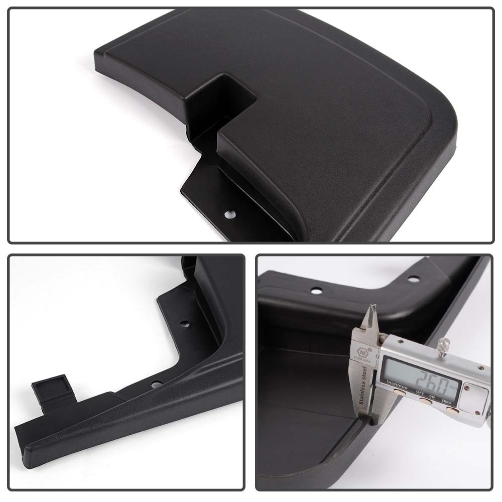 CROSSDESIGN Fit For 2015-2018 Ford F-150 Front&Rear Molded Splash Guards Mud Flaps Mudguard