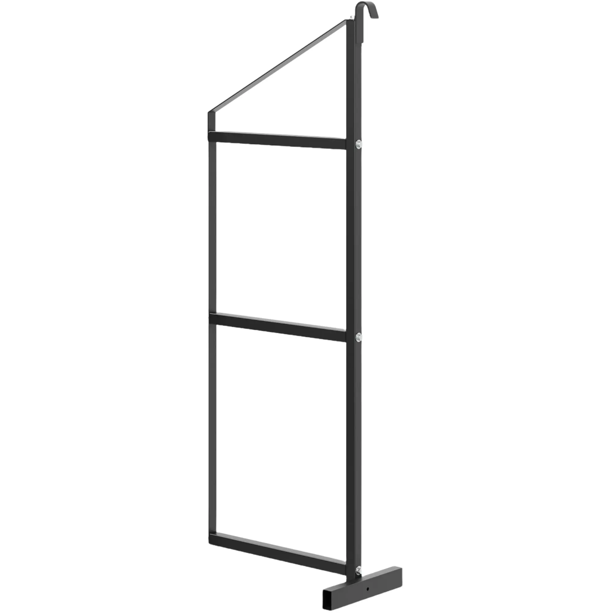 GARVEE Heavy Duty 3-Tier Adjustable Cargo Storage Shelf Brackets, 4 Pack, 22D x 60H Powder Coated Steel, 1100lbs Capacity, Easy Hang & Removable for Cargo Containers, Garages