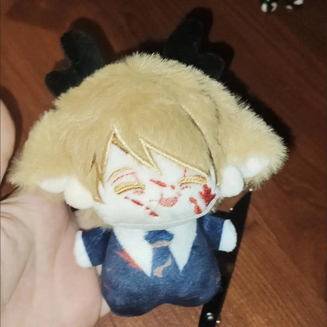 10cm Plush Fabric Stuffed Anime Hannibal (Mads Mikkelsen) Stuffed Animal, Backpack Decorative Pendant, Keychain Gift for Anime Collectors