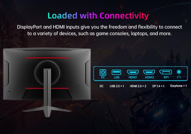 KTC 32" FHD 240Hz 1ms HVA 1500R Curved Gaming Monitor, 3-year warranty, H32S17F KTC 32" FHD 240Hz 1ms HVA 1500R Curved Gaming Monitor, 3-year warranty, H32S17F