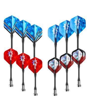 Magnetic Darts - 24 Count Plastic Wing Replacement Darts with Durable Safe Tips for Magnet Dartboard, Outdoor Games Toy for Kids Magnetic Darts - 24 Count Plastic Wing Replacement Darts with Durable Safe Tips for Magnet Dartboard, Outdoor Games Toy for Kids