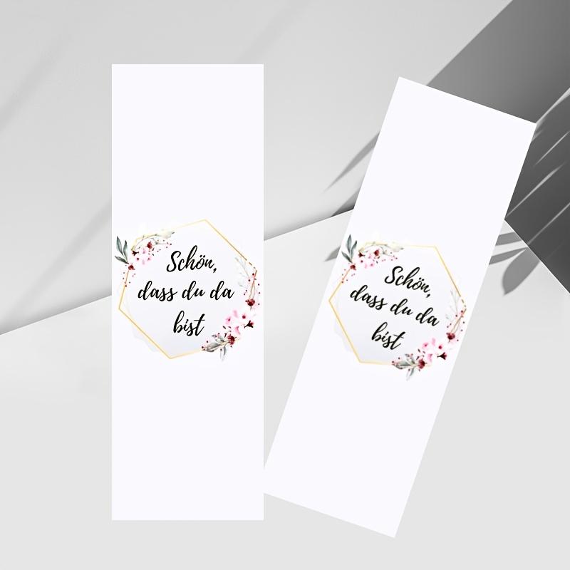 10 Pack Ritter Sport Mini Banderoles, Perfect Gift for Guests, Birthday Wedding Table Decor, Personalized Chocolate Wrappers