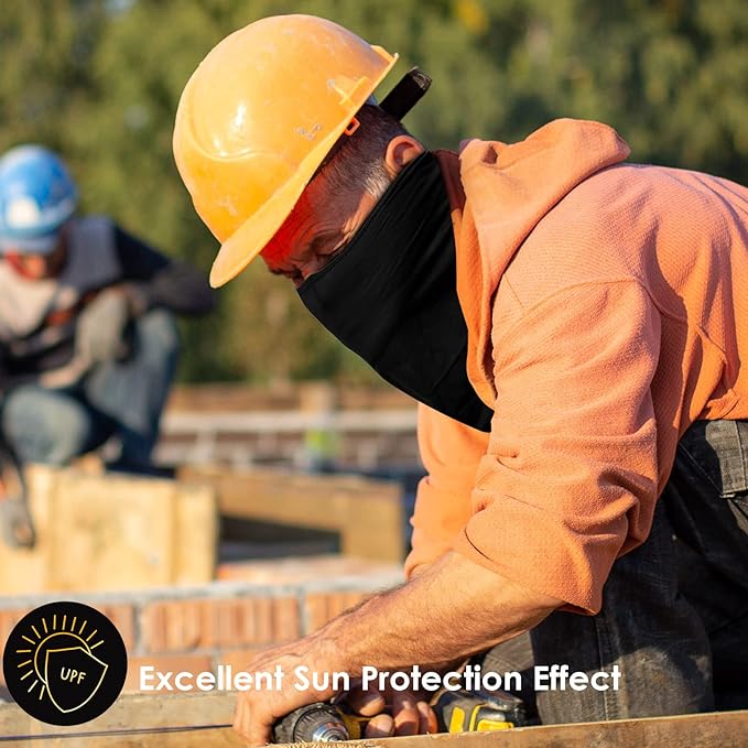 Balaclava Summer Mask Motorcycle UV Protection Mask Skiing Fishing Hiking Cycling Neck Gaiter Face Clothing Neck Mask Scarf Breathable Bandana Cool for Summer Neck Gaiter for Men/Women Multifunctional Windproof Sports