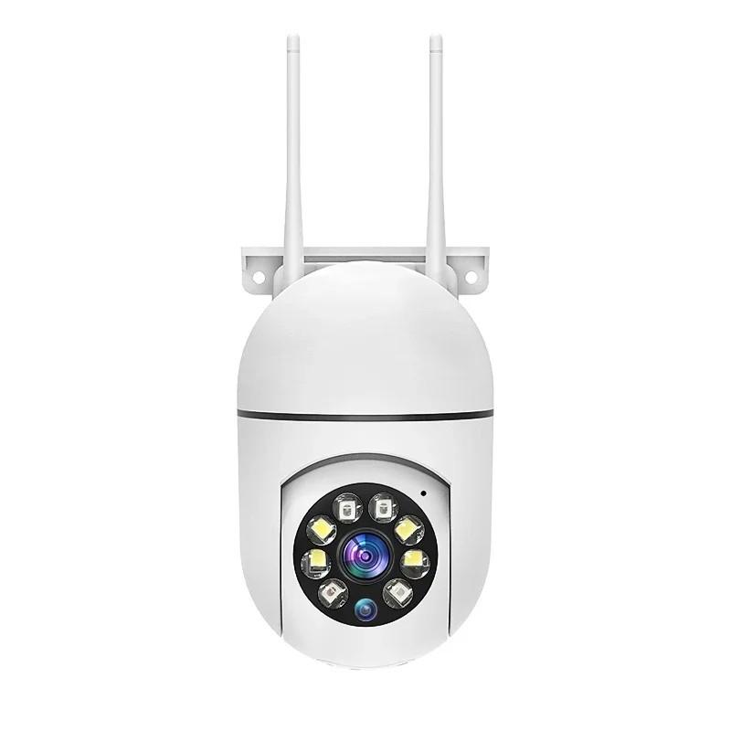 8mp Wi-Fi Ip Outdoor Wireless Security Camera, 4x Zoom, Ai Human Tracking, Two-Way Audio, HD Night Vision, Color Camera