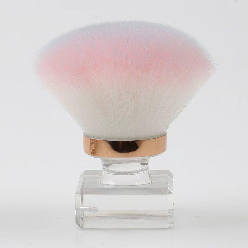 Soft Fluffy Makeup Brush Nail Dust Remover Brush Foundation Brush Mushroom Head Beauty Cosmetic Tool