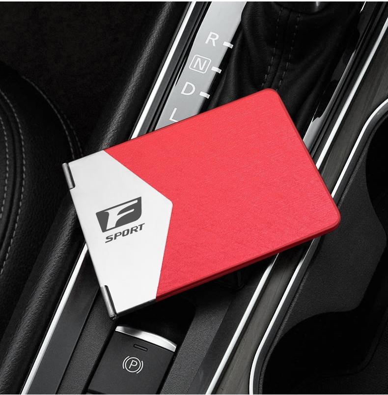 Car Driver License Wallet ID License Storage Bag Credit Card Holder For Lexus F-SPORT ES RX NX LS UX LM LX GX LC RZ IS CT GS RC HS SC TX LBX IS300 RX350 LS500 LX600 NX260 CT200
