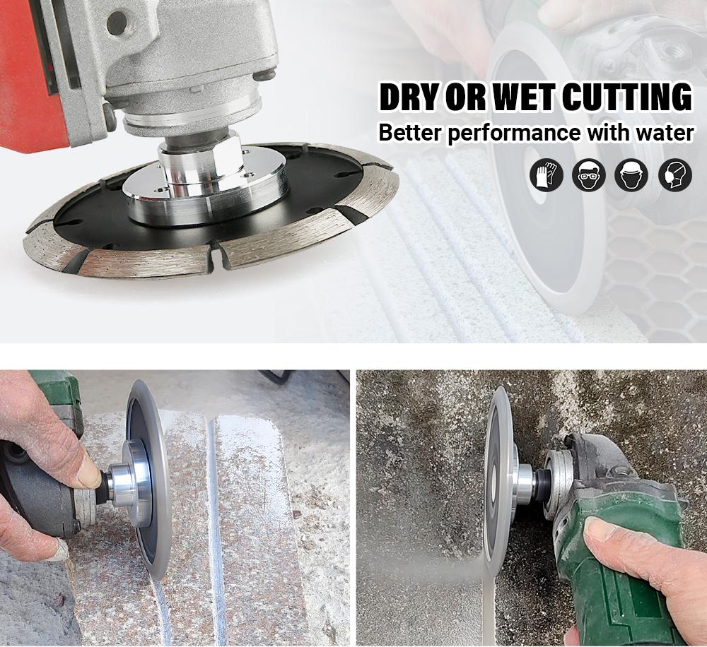 4.5"(115MM) V Groove Diamond Blade - Duty Grooving/Cutting Disc for Granite, Concrete, Stone - Angle Grinder Spade Blade for Masonry & Construction Work  Tool fathersdaygift Grinding