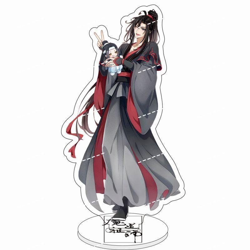 15CM Hot Anime Acrylic Stand Model MO DAO ZU SHI Cartoon Figures Wei Wu Xian And Lan Wang Ji Su She Collection Gifts