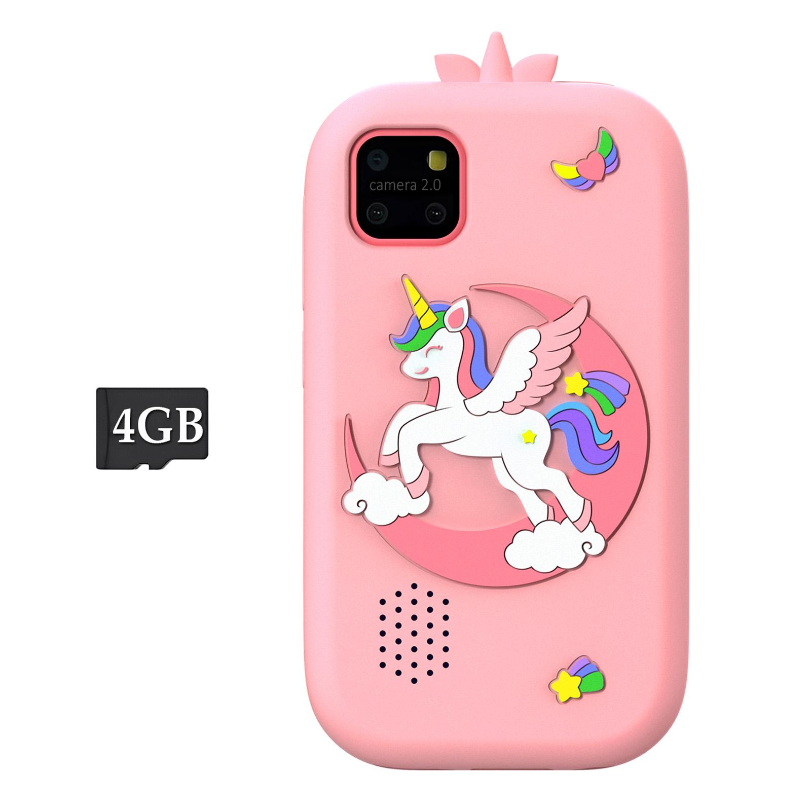 Kids Smart Phone High Sensitivity Touch Screen Toy, Music Player, Perfect Gift for Children, Interactive Learning Device