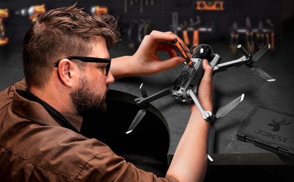 JOREST 38Pcs Small Precision Screwdriver Set with Torx T5, T6, Y00, Mini Repair Tool Kit for Macbook, Computer, Laptop, iPhone, PS4 PS5, Xbox, Switch, Eyeglasses, Watch, Ring Doorbell, Electronic