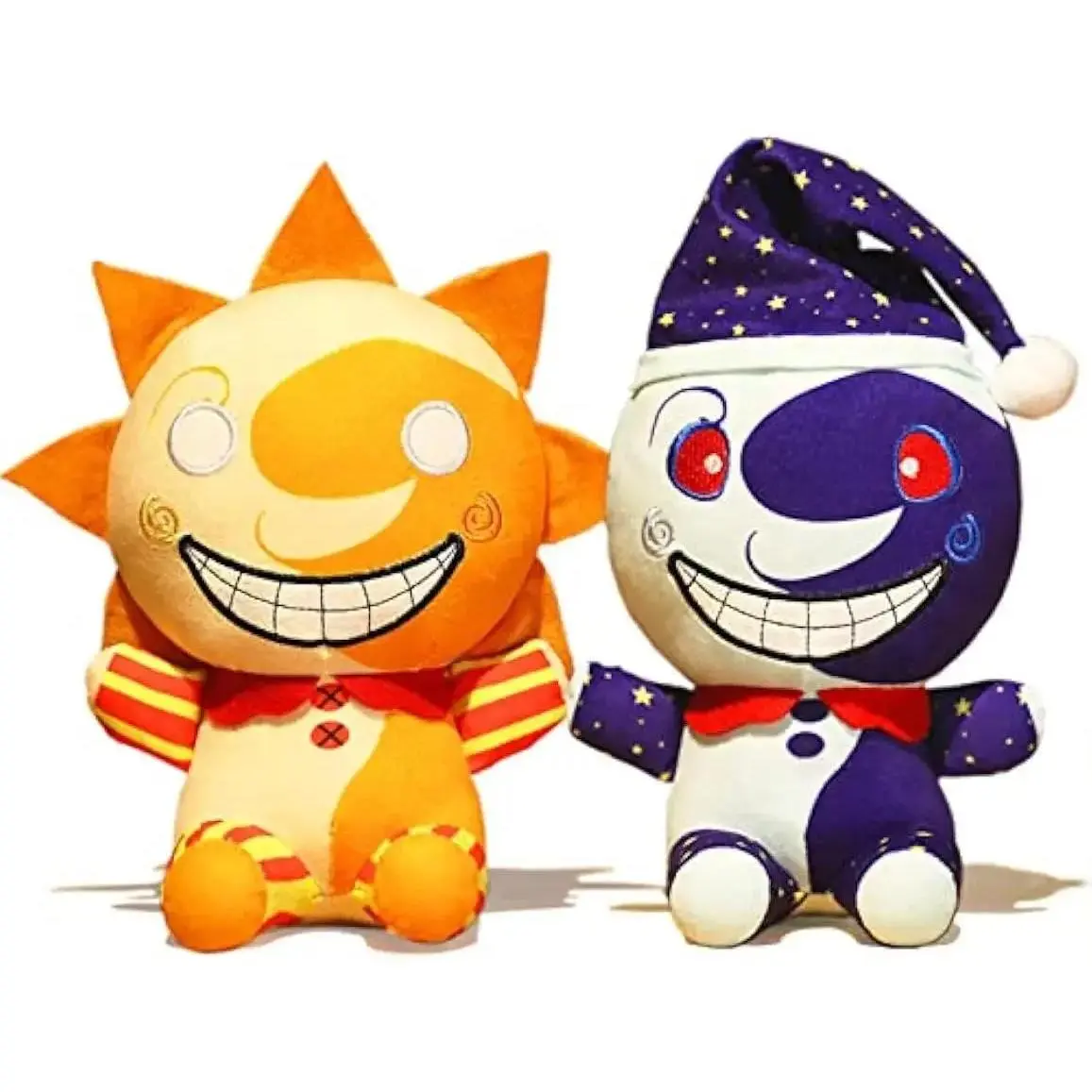 25cm New Fnaf Sundrop Anime Plush Toys Security Breach Plush Sundrop and Moondrop Sun Moon Joker Plush Toy Game Dolls Gifts