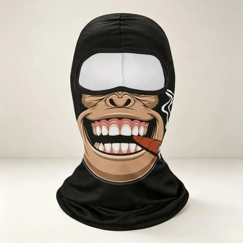 Breathable Elastic Motorcycle Balaclavas, Multi‑Purpose Stretchy Neck Gaiter & Lightweight Ski Mask, Wind‑Resistant Outdoor Face Cover for Spring Summer Cycling Motorbiking Hiking Sports