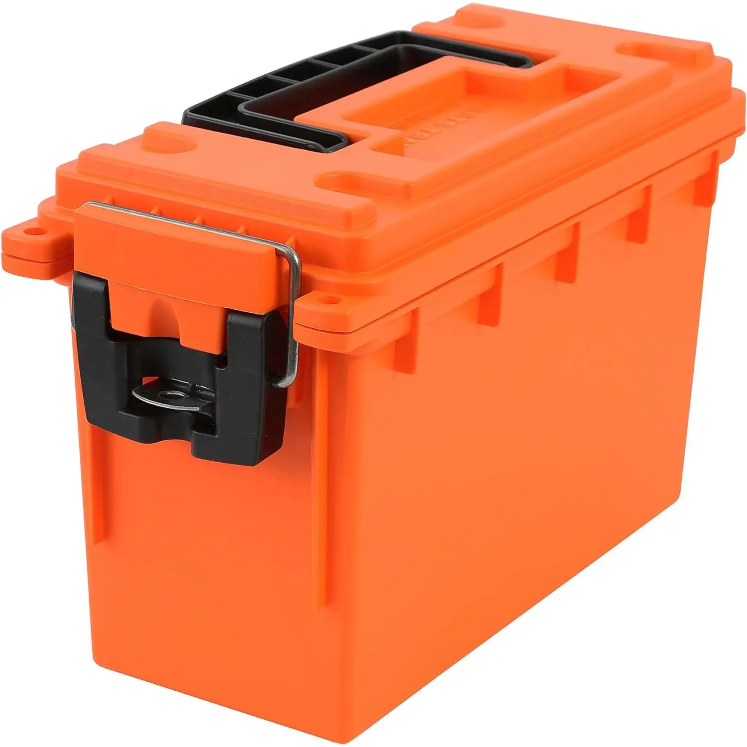 12680 Marine Storage Box, Dry Box Made in USA, Water Resistant Container for Boat and Dock Gear, Small Parts Organizer with Latch, Stackable
