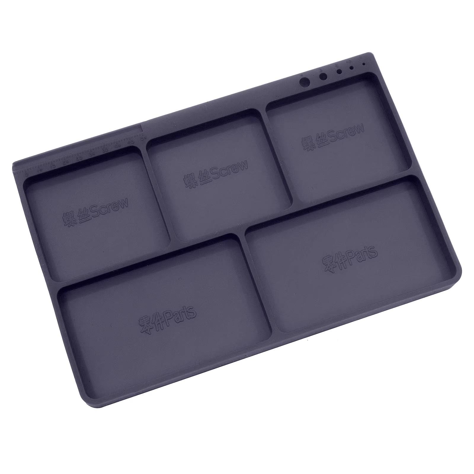 RC Model Car Repair Screw Tray, Bearing Nut Silicone Tray, Hardware Storage Disk, RC Hobby Accessories, Organize Small Parts Efficiently