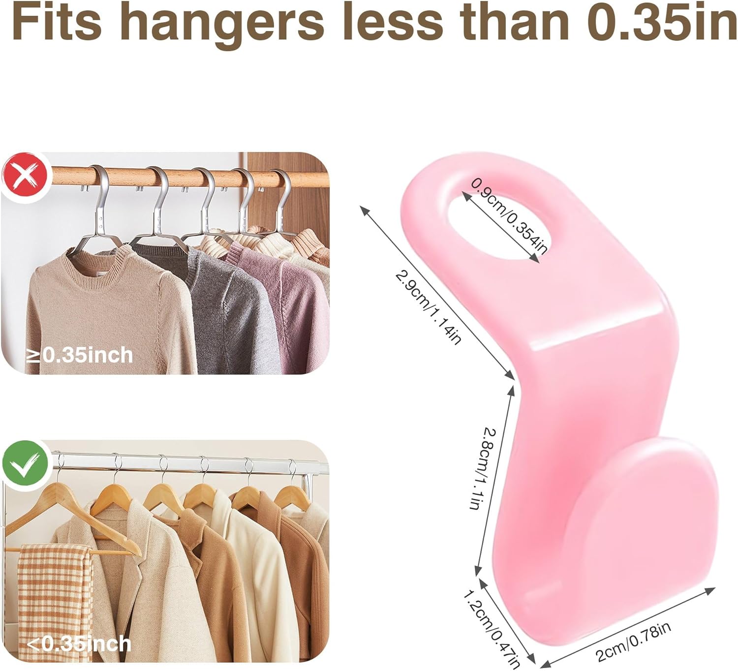 20 Pack Space Saving Hanger Connector Hooks Durable Plastic Vertical Closet Organizer, Multi-Color Hanging Hooks for Clothes & Storage Boxes, Heavy Duty Wardrobe & Dorm Storage 20 Pack Space Saving Hanger Connector Hooks Durable Plastic Vertical Closet Organizer, Multi-Color Hanging Hooks for Clothes & Storage Boxes, Heavy Duty Wardrobe & Dorm Storage