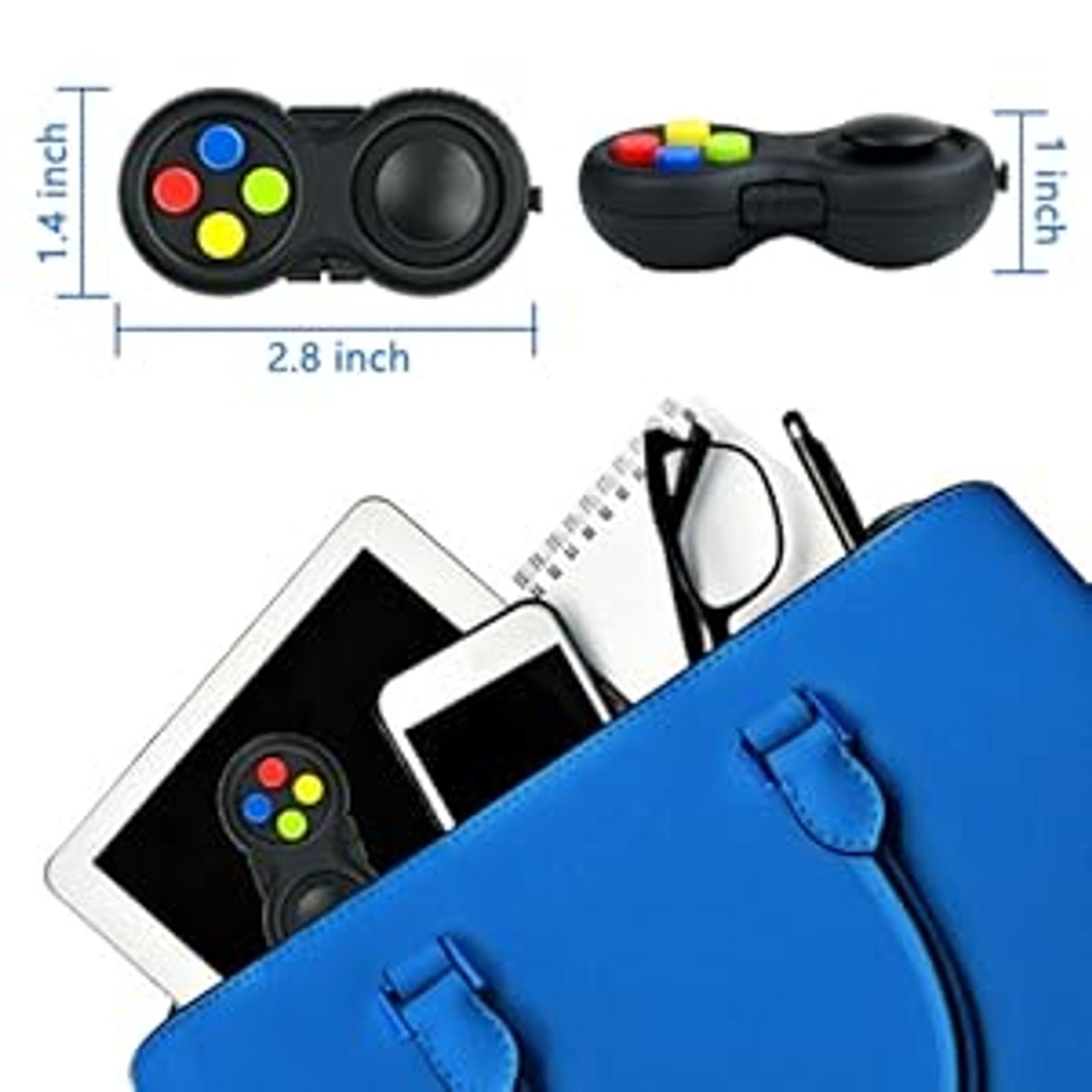 Original Fidget Toy Game, Rubberized Classical Controller Fidget Concentration Toy with 8-Fidget Functions and Lanyard - Excellent for Relieving Stress and Anxietyfidget toys Original Fidget Toy Game, Rubberized Classical Controller Fidget Concentration Toy with 8-Fidget Functions and Lanyard - Excellent for Relieving Stress and Anxietyfidget toys