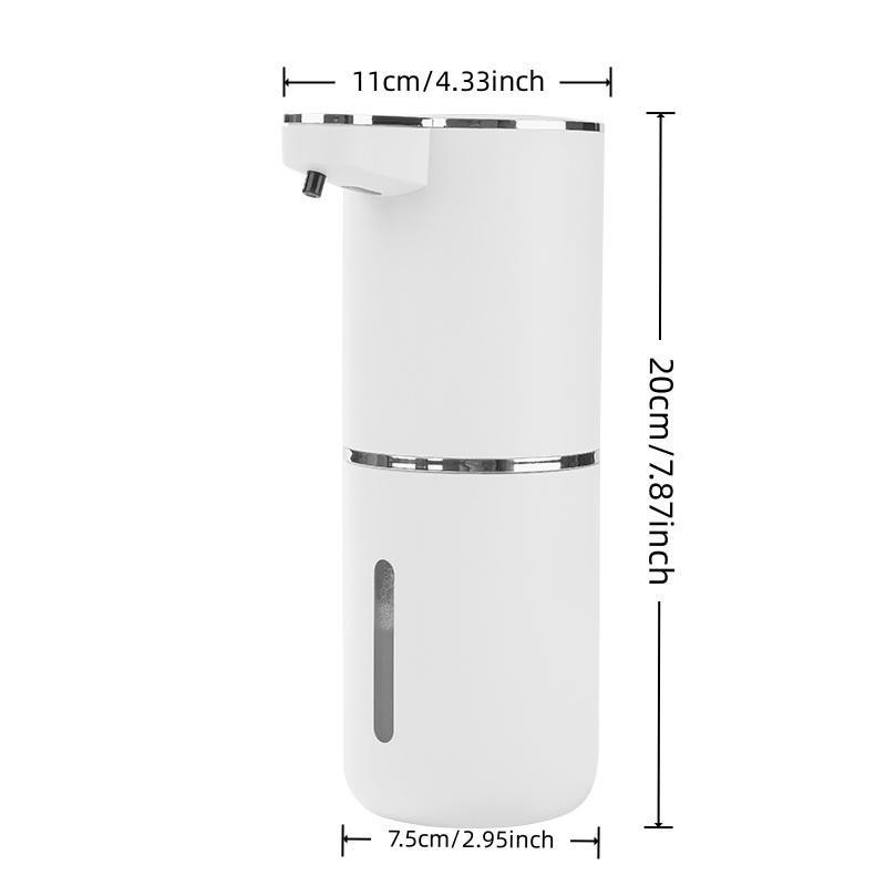 Automatic Soap Dispenser Wall-Mounted Touch-Free Infrared Foam Hand Wash Machine, USB Rechargeable, Hygienic and Convenient for Home Bathroom