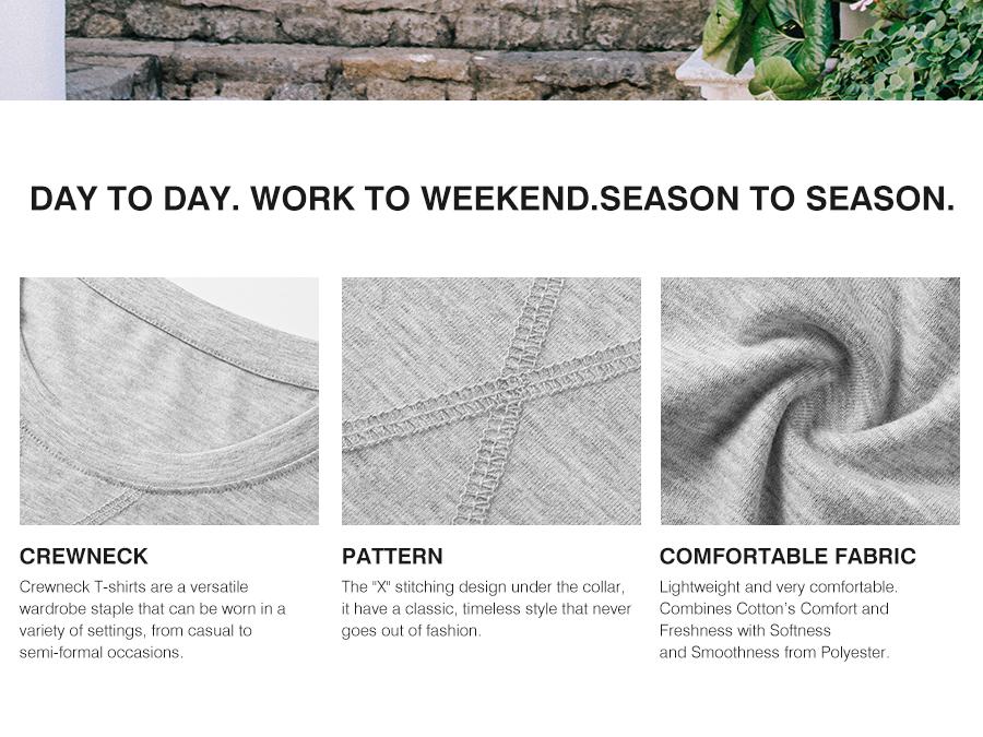 JMIERR Mens 3 Pack Cotton Hipster Hip Hop Longline Crewneck T-Shirt,Menswear Casual Tshirt Tops,TikTokShopfalldealsforyou