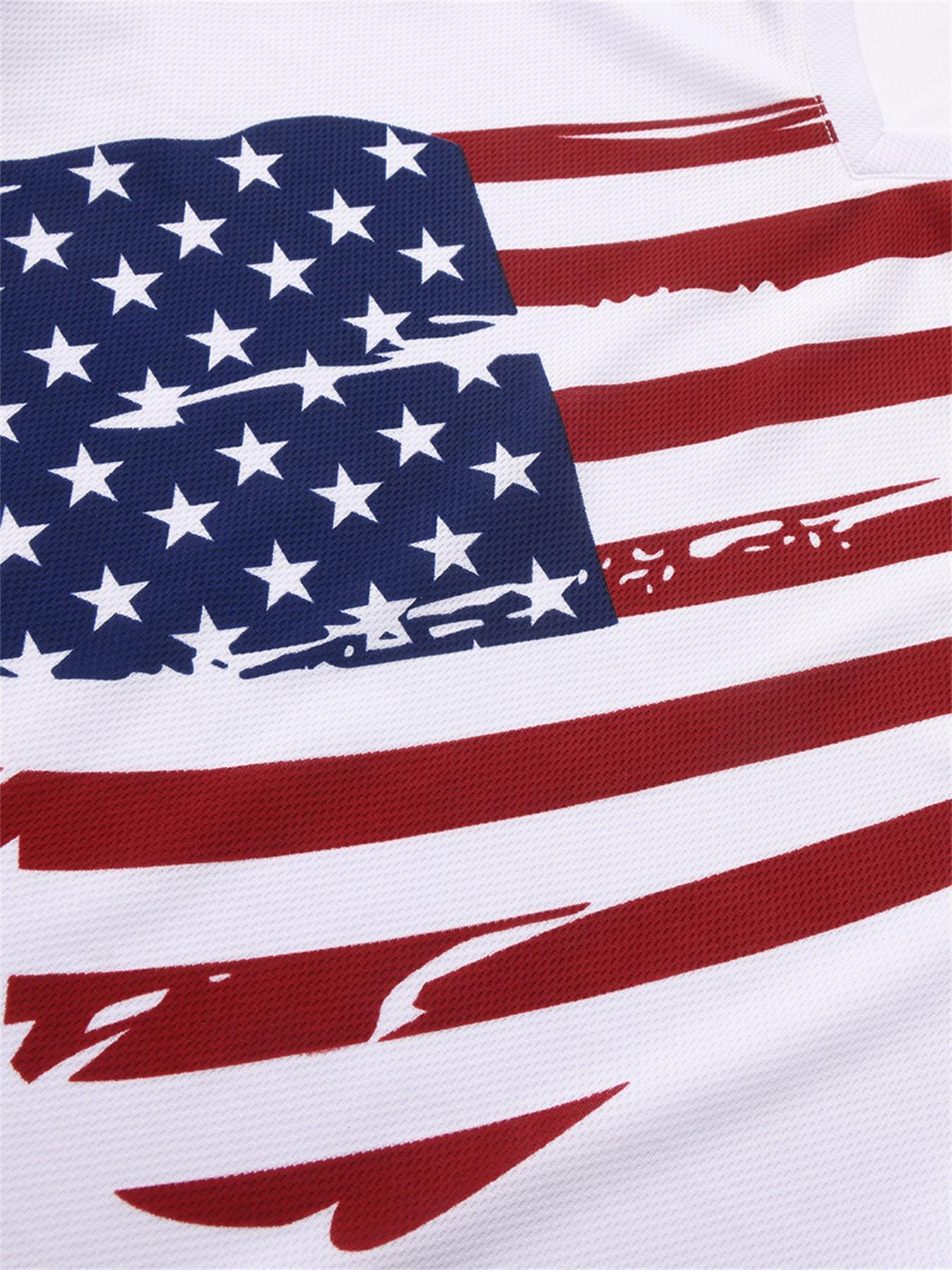 Men's Sporty Short Sleeve Summer Fashion Print T-Shirt, Gym Running Training Muscle Showcasing, Fitted Style for Active Men