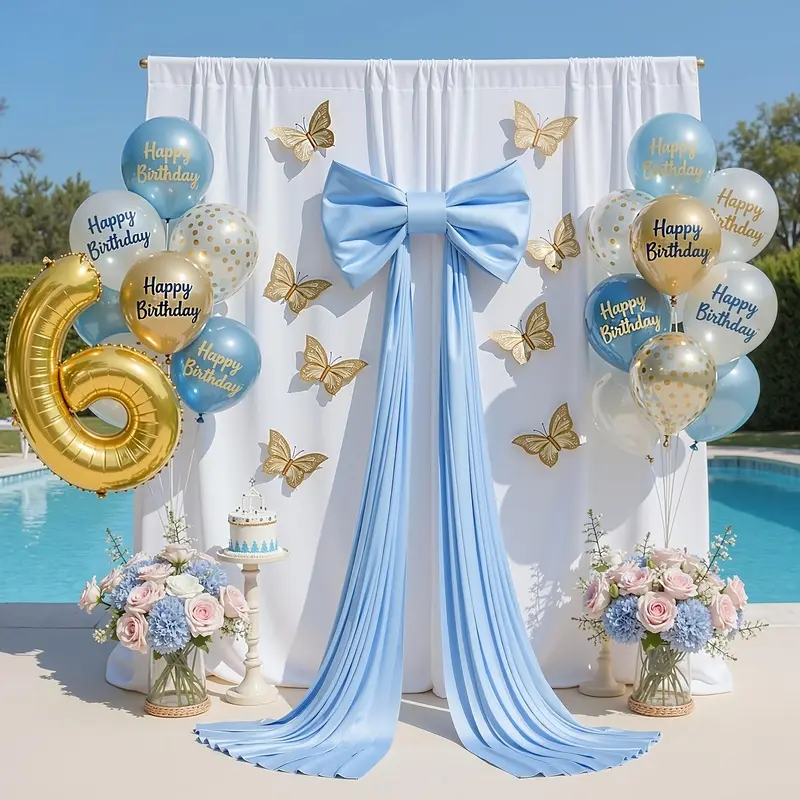Extra Large Bow Party Backdrop Coquette Room Decor Enormous Bowknot for Birthday Wedding Baby Bridal Shower Christmas Decoration, Huge Bow Wall Decor Christmas, Halloween, Party Decorations