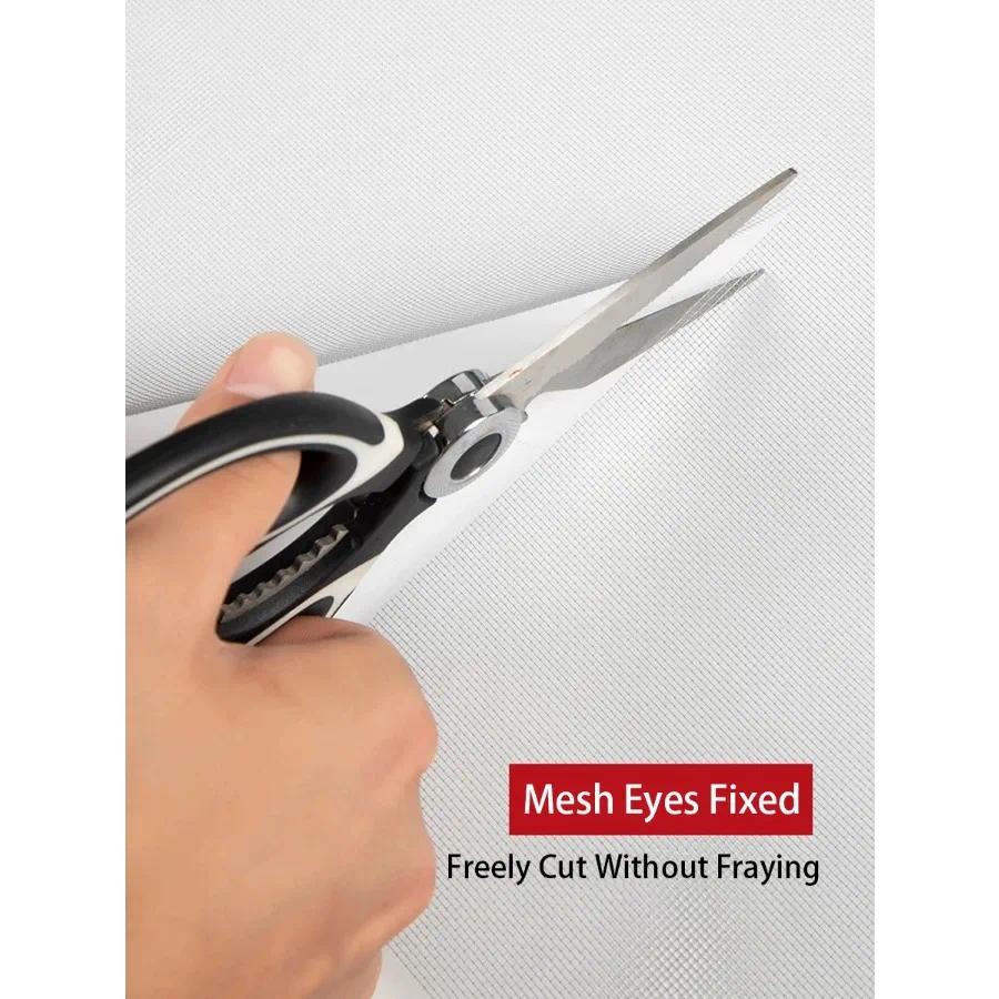 Multi Functional Mosquito Screen Mesh Roll Durable Cuttable Customizable Size Large Coverage Perfect for Home and Outdoor Use Mesh Netting