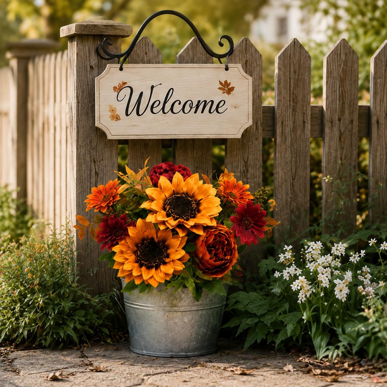 2/4 Bundle Artificial Fall Flowers, Sunflower Peony Bouquet, Faux Sunflower Flowers, Autumn Home Decor, Thanksgiving Centerpiece