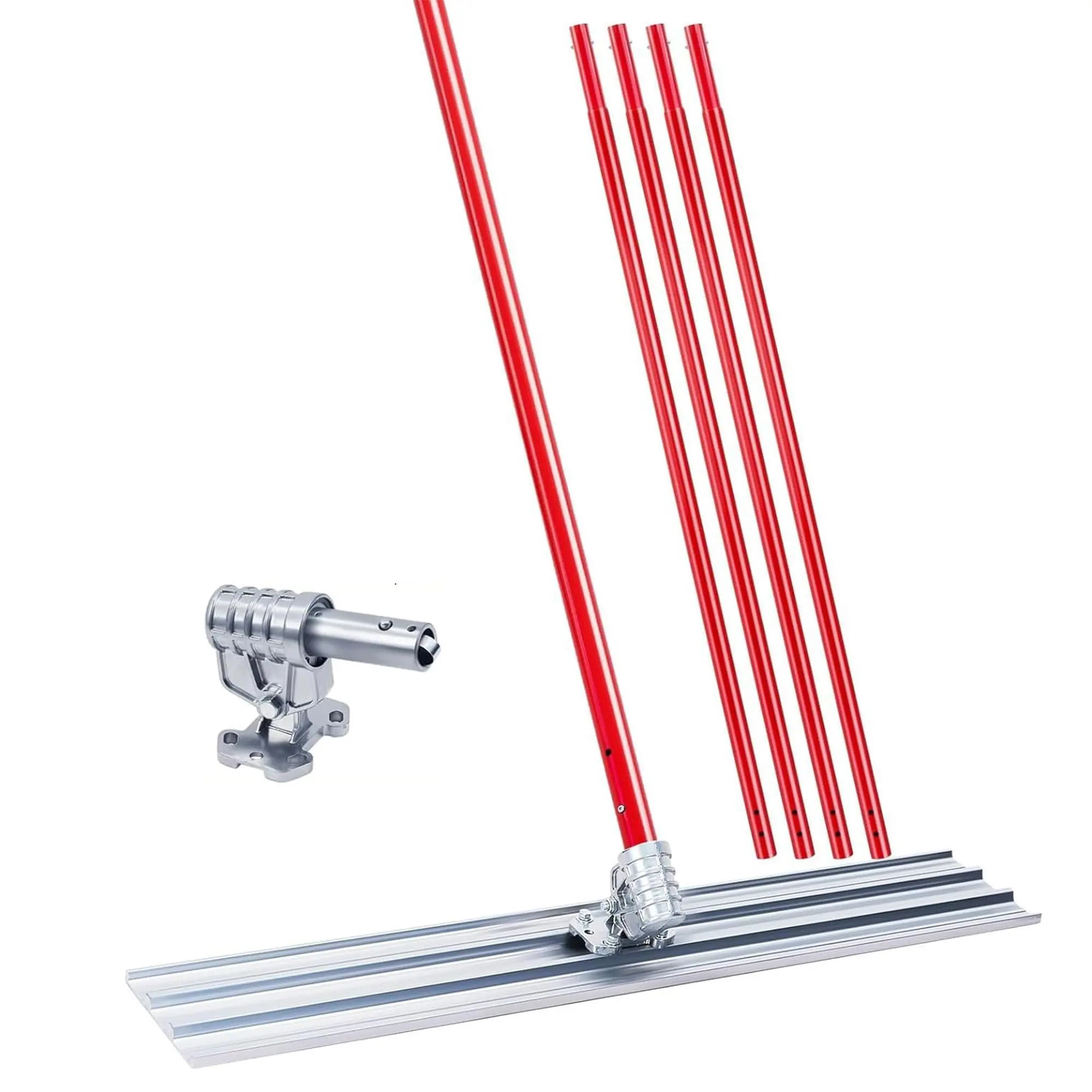 Aluminum Magnesium Alloy Concrete Float, Float Concrete Tools, Square Edge Bull Floats with Extendable Handles