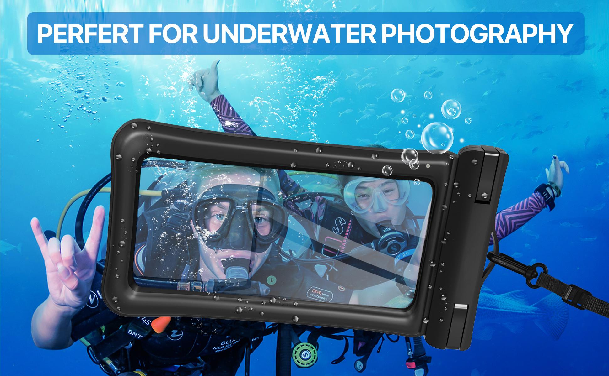 Waterproof Phone Pouch, 2 Counts Clear Waterproof Cell Phone Case Lanyard, IPX8 Certified & Floatable Design for Iphone 15 Pro Max Plus Galaxy S22 S23 Up To 7", Essential Dry Bag for Beach Cruise Ship Outdoor Swimming Diving, Travel Bag Tools