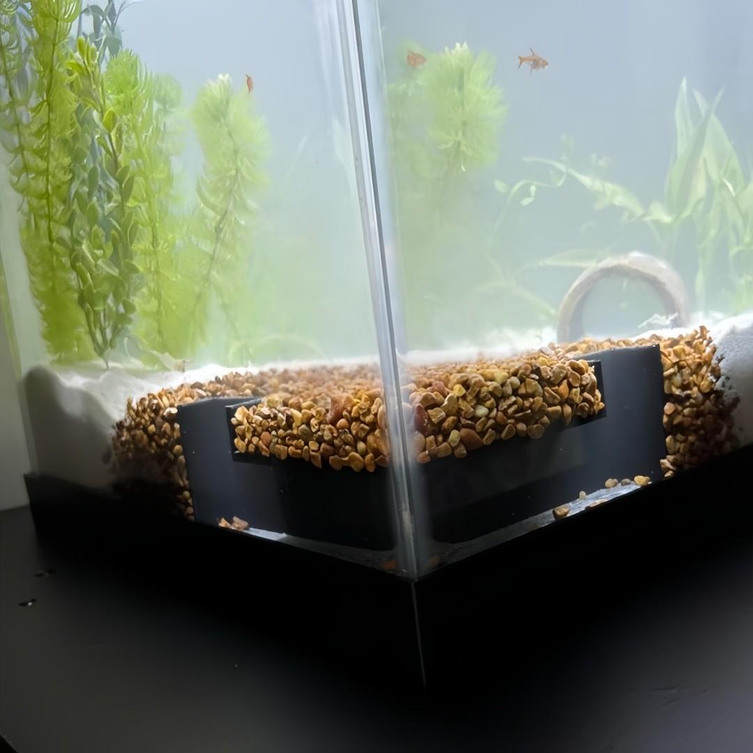 270° Full View Aquarium Biome Cave Set for Tropical Fish and Shrimp, Interactive Tunnel and Hideaway, Safe Resin and Connectable Design