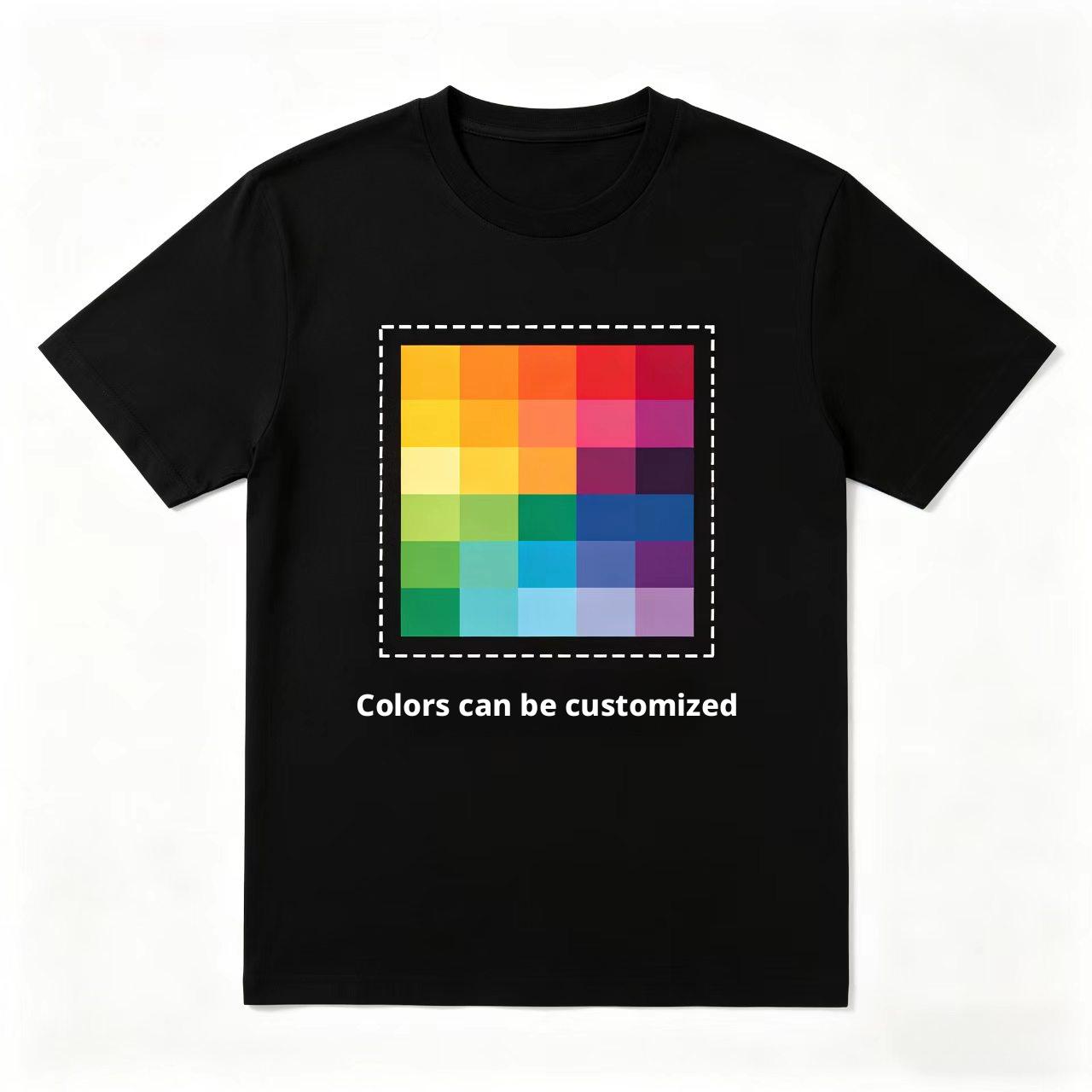 Men's Plus Size Casual Crew Neck T-Shirt - Geometric-Pattern, Smooth Cotton Knit Fabric, Medium Stretch - Short Sleeve Tee for Leisure & Everyday Wear |   Breathable Comfort Fit |   Machine Washable