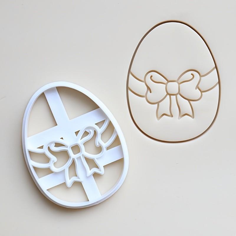 3 Piece Set Easter Cookie Cutters Set Chicken Bunny Egg Shapes Non Toxic Baking Molds Bakeware Perfect for Holiday Dessert Making Easy to Clean Plastic Kitchen Tools Essential for Bakers and Easter Celebrations Baking Supplies Kit