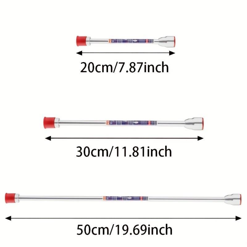 3 pcs Airless Paint Sprayer Tip Extension Pole Extension Rod for Airless Painting Spray Guns (20cm/7.8in, 30cm/11.8in, 50cm/19.7in)