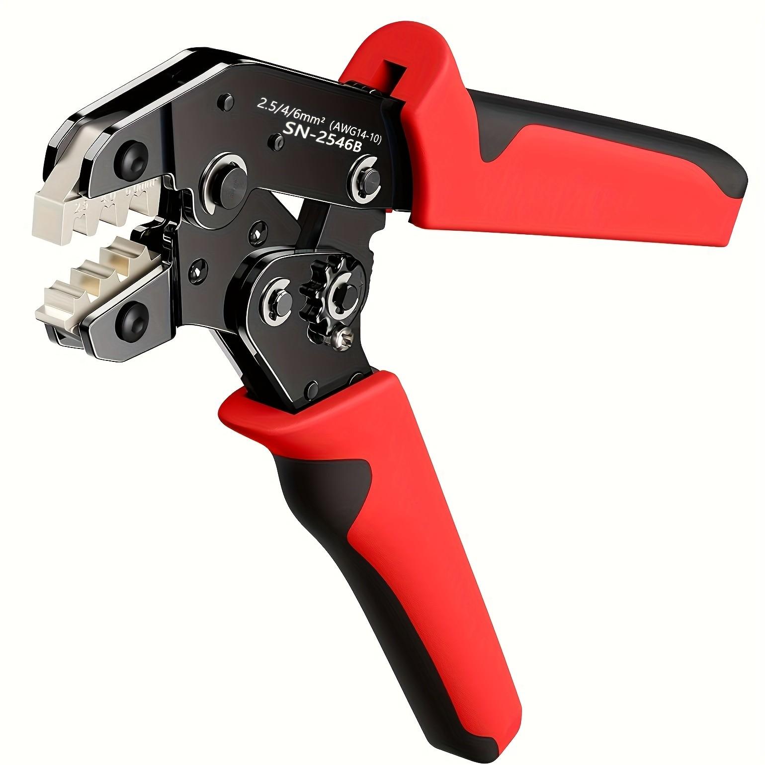 Upgraded Solar Crimper Sn-2546b for Mc4, 2.5-6mm², Tpr+PP Handle, Hand Tools, Durable Design, Ideal for Outdoor Use